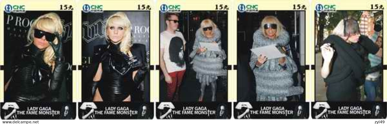 M14021 China phone cards LADY GAGA 418pcs