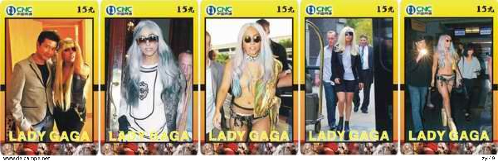 M14021 China phone cards LADY GAGA 418pcs