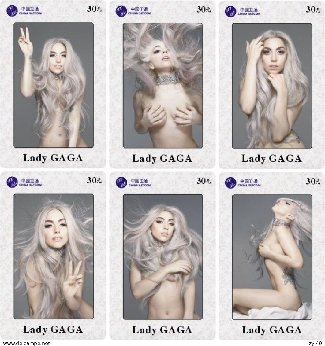 M14021 China phone cards LADY GAGA 418pcs