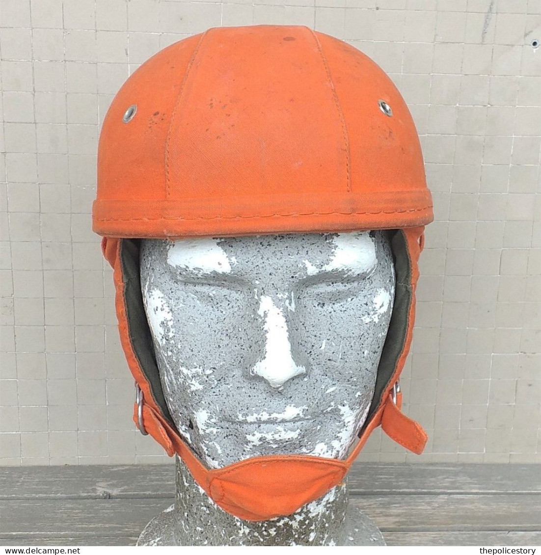 Casco Paracadutista Da Addestramento Gueneau Francese 1982 Rara Versione Istruttore - Cascos