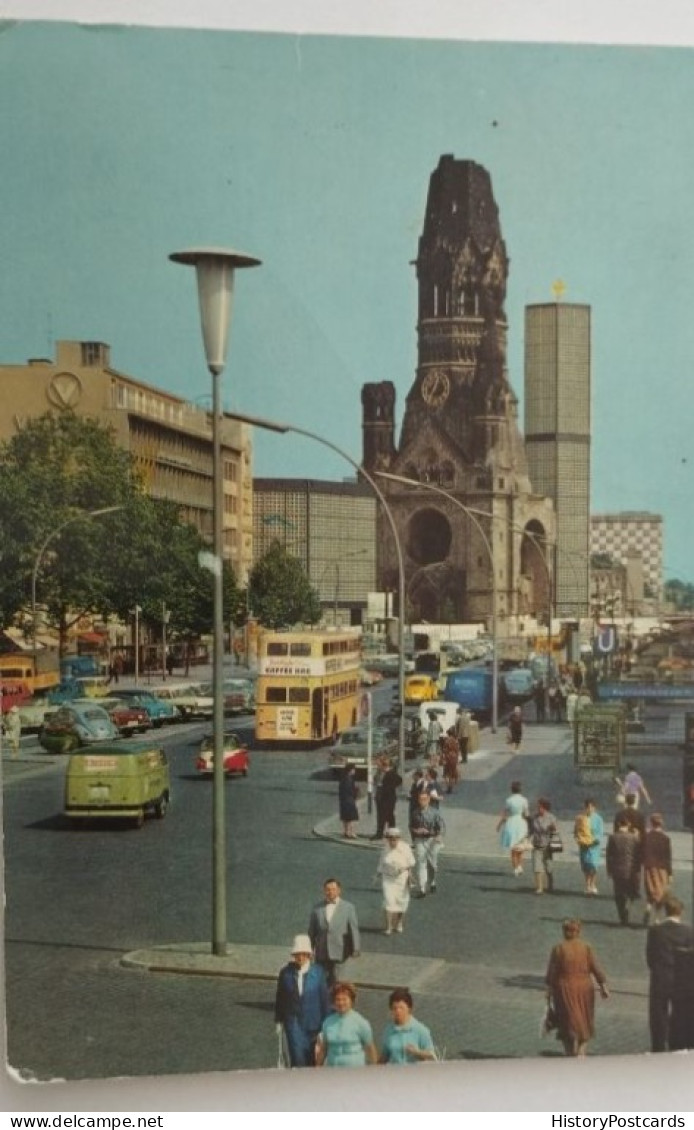 Berlin, Kurfürstendamm, DD-Bus, Alte Autos, VW Bus, Isetta, 1973 - Charlottenburg