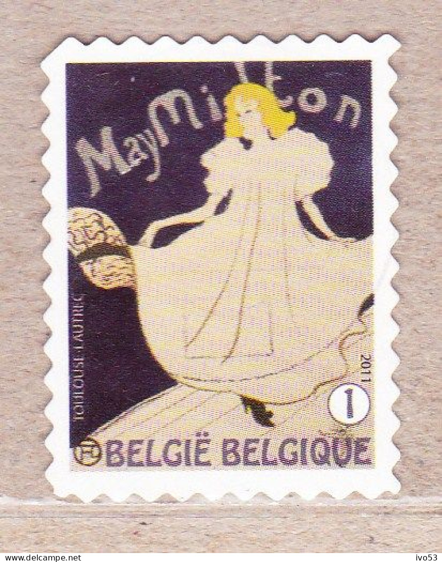 2011 Nr 4147 Gestempeld,zegel Uit Boekje B122.Henri De Toulouse-Lautrec. - Oblitérés