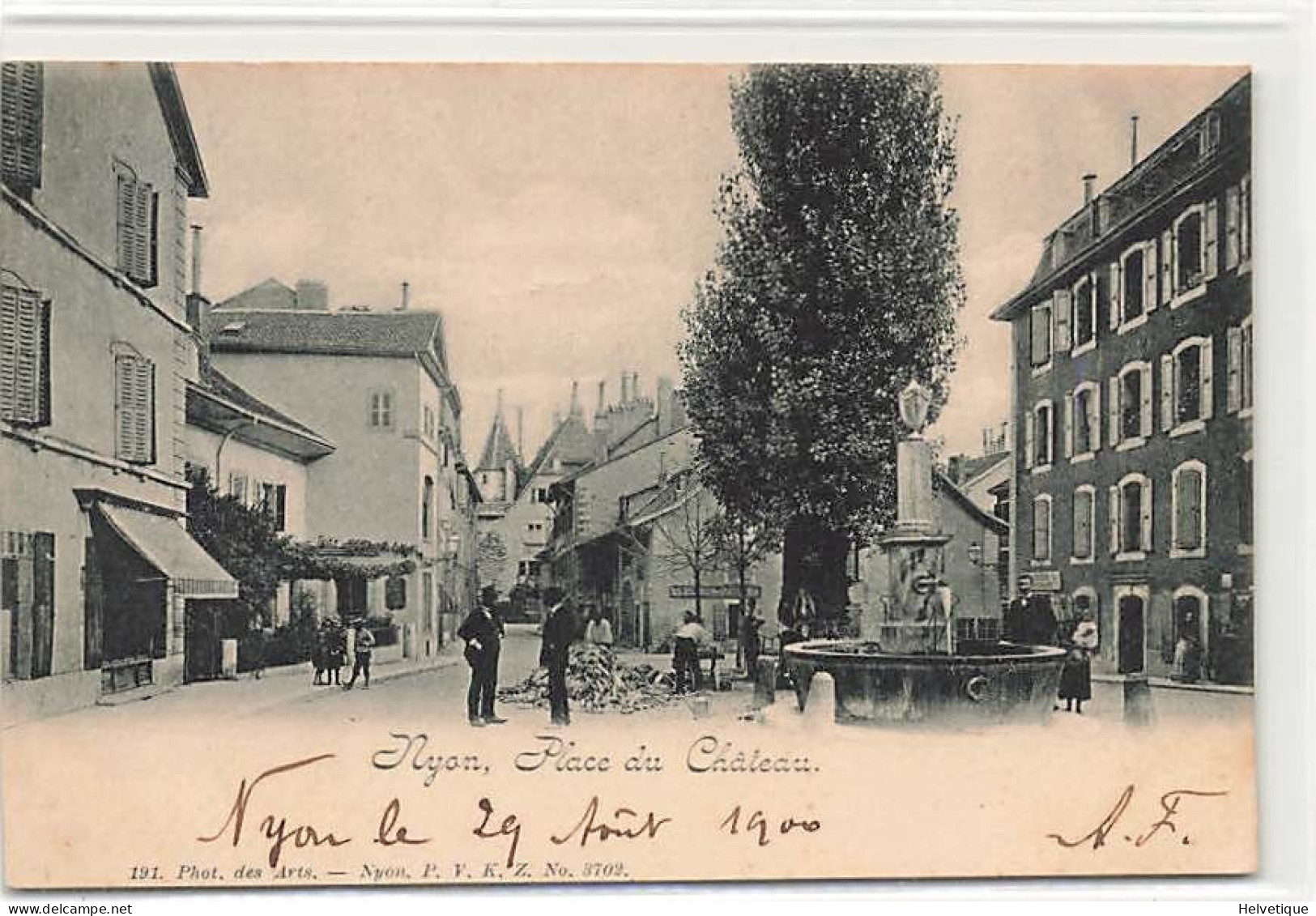 Nyon Place Du Château 1900 - Nyon