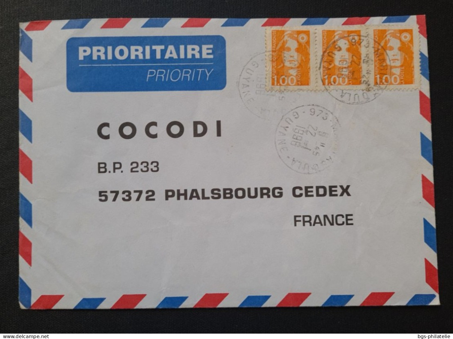 Guyane,  Timbre De France Oblitérés De MARIPA SOULA. - Cartas & Documentos