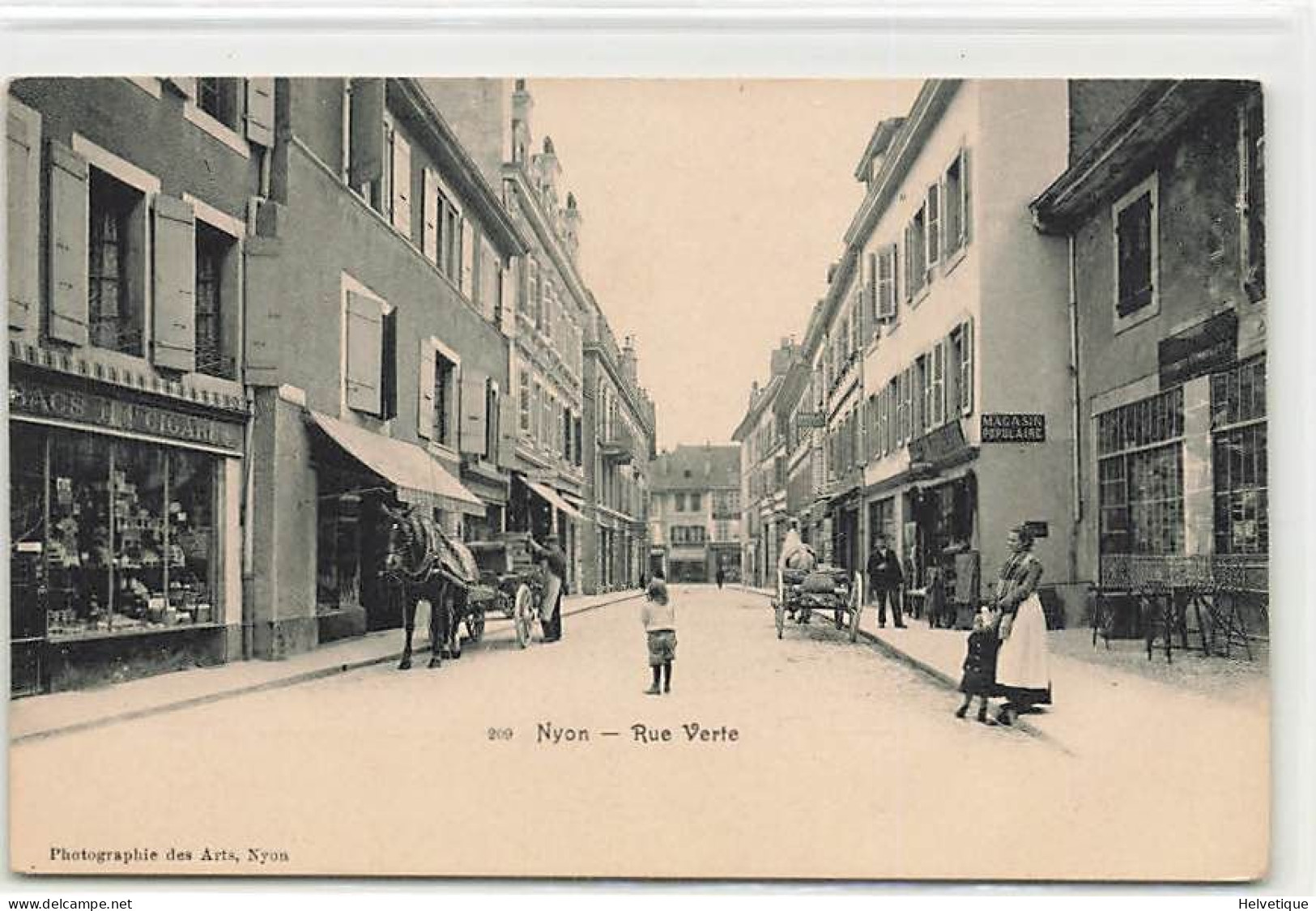 Nyon Rue Verte Attelage Cheval - Nyon