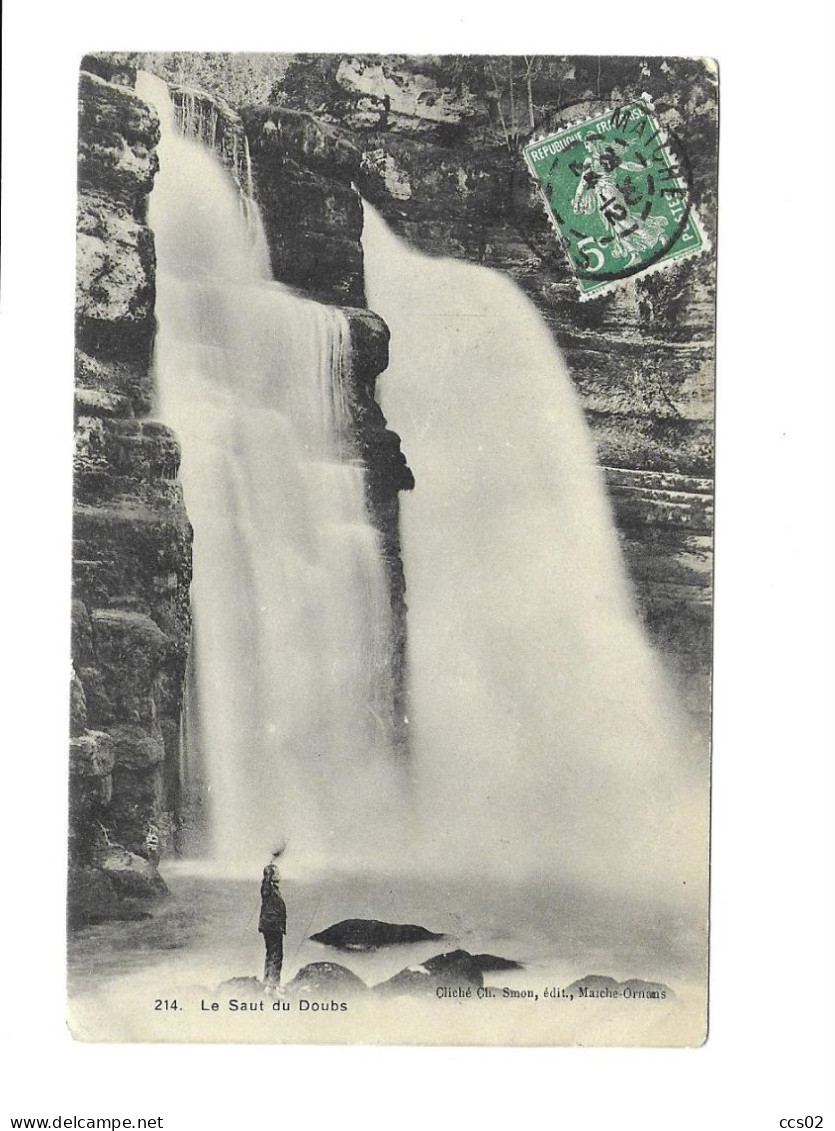 Le Saut Du Doubs 1909 - Les Brenets