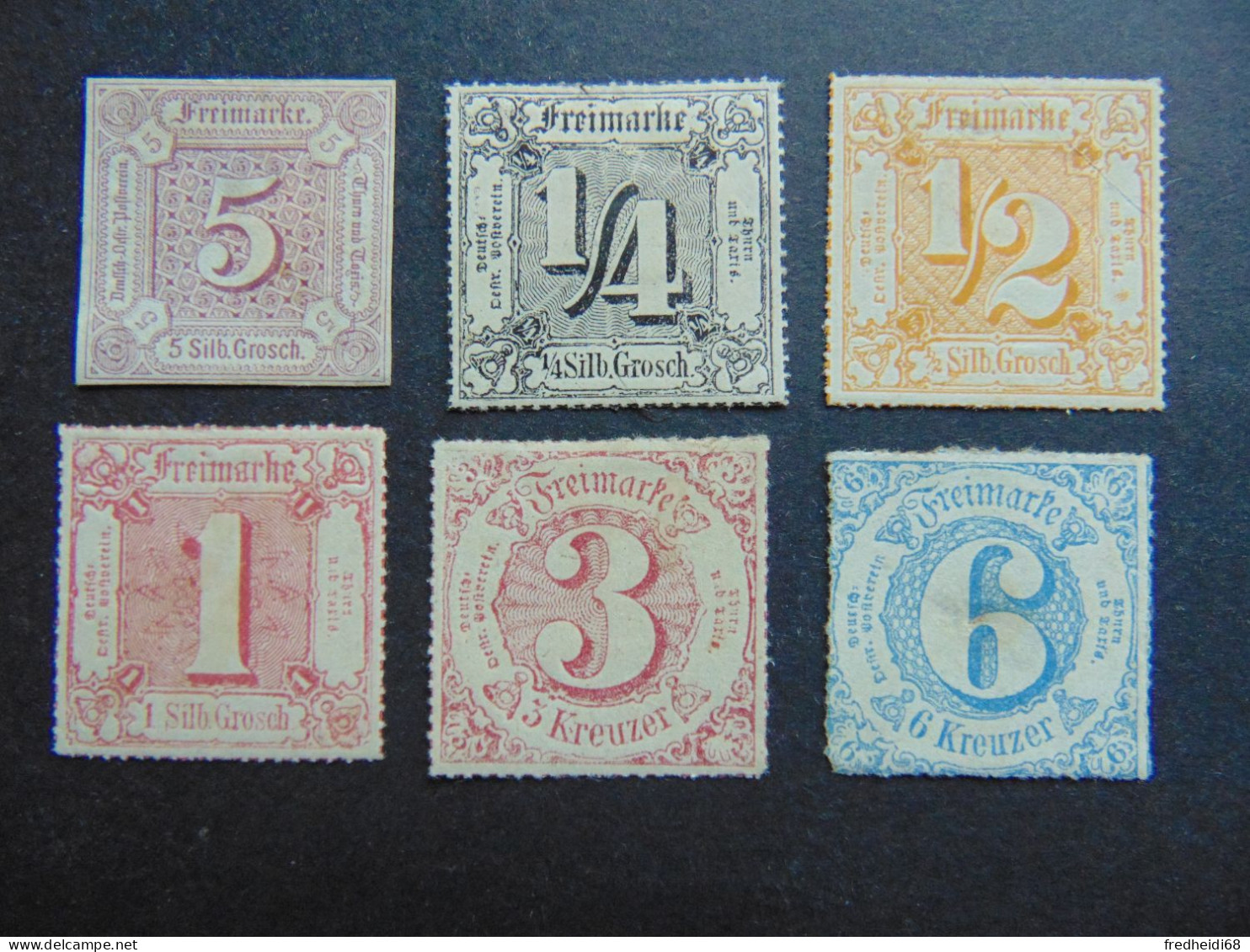 Très Beau Petit Lot De 6 Timbres Neufs Des Etats Du Nord Et Du Sud - Neufs