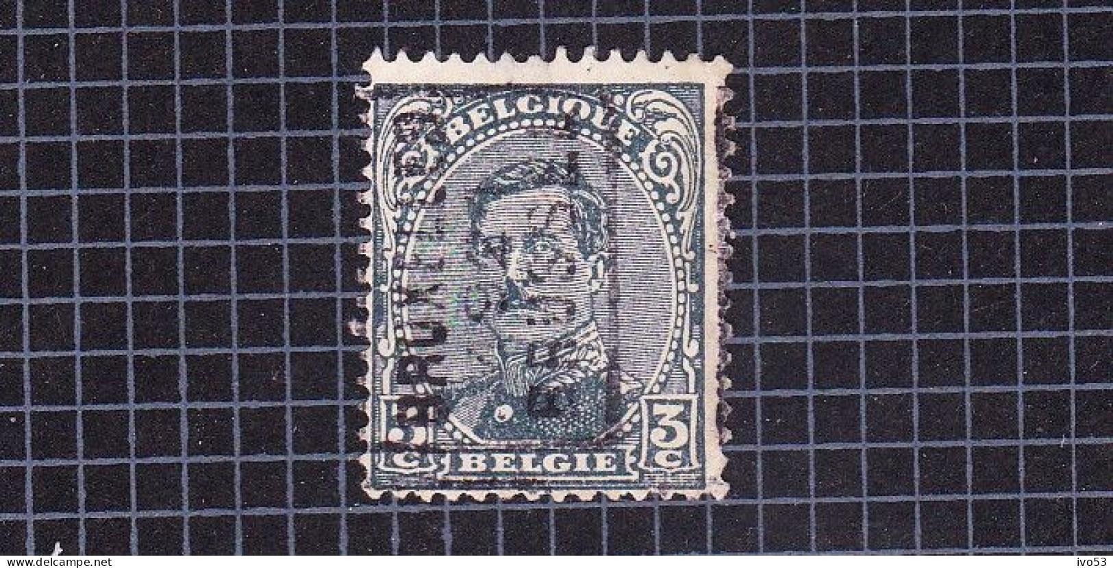 Albert I.3c:nr 183(*) Zonder Gom, Voorafstempeling:Bruxelles 1921 Brussel. - Tipo 1922-31 (Houyoux)