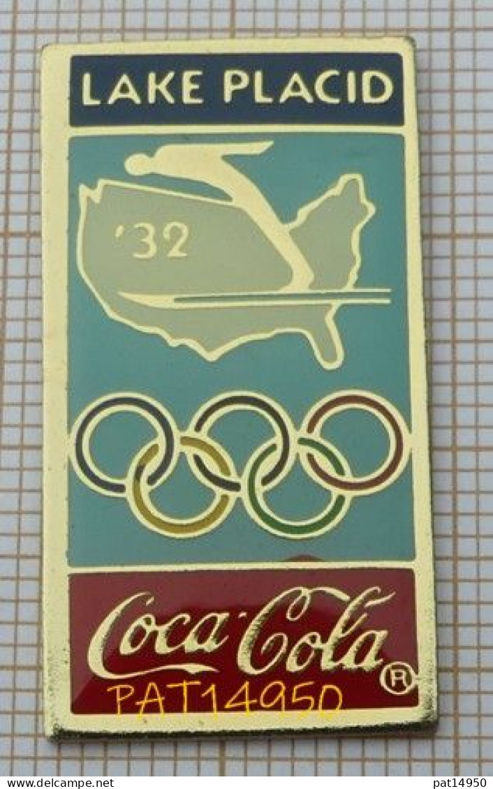PAT14950 COCA COLA  JO LAKE PLACID 32 1932  En Version EPOXY PREMIER TAIWAN - Coca-Cola