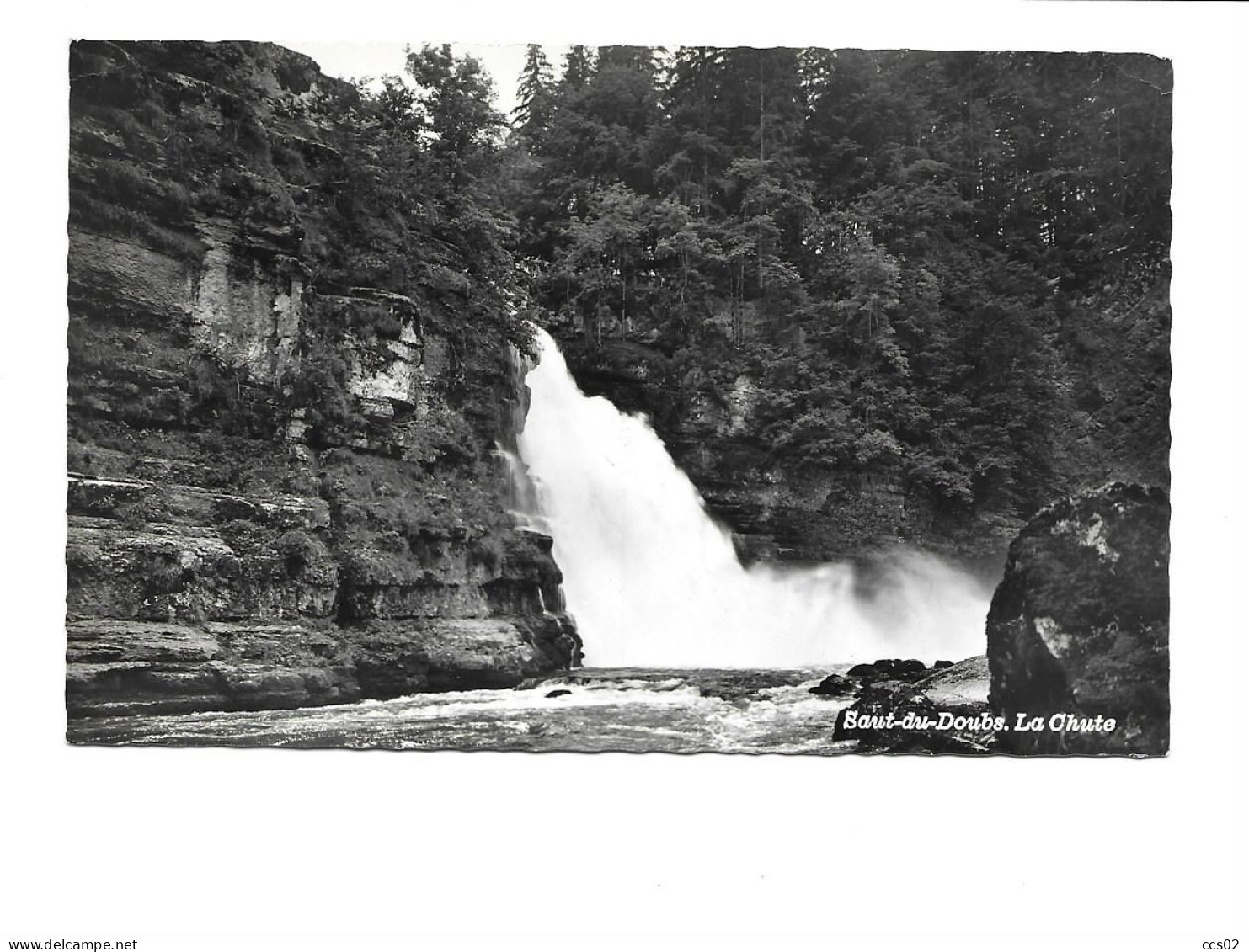 Saut Du Doubs La Chute 1962 - Les Brenets