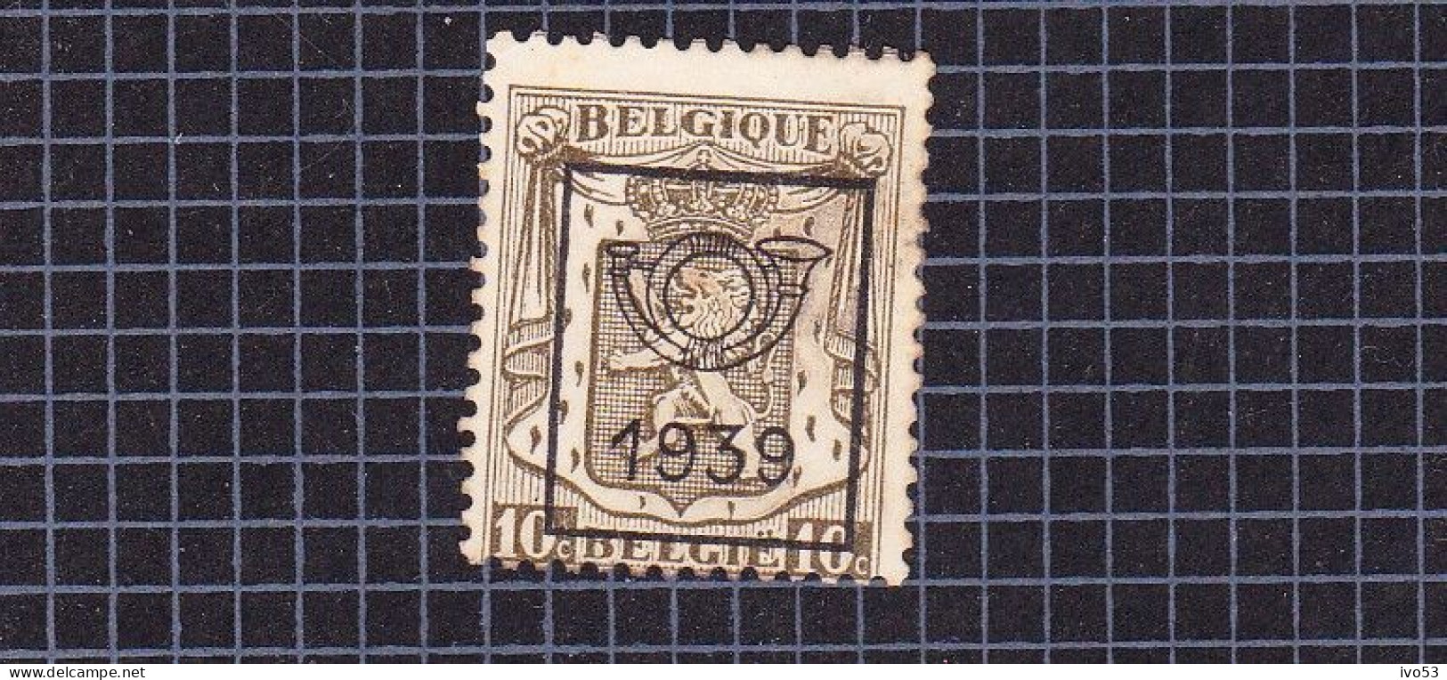 1939 Nr PRE419(*) Zonder Gom.Klein Staatswapen:10c.Opdruk 1939. - Typos 1936-51 (Petit Sceau)