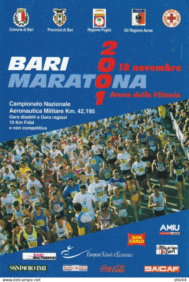 Sport  - Atletica - Maratona Bari 2001 - - Athlétisme
