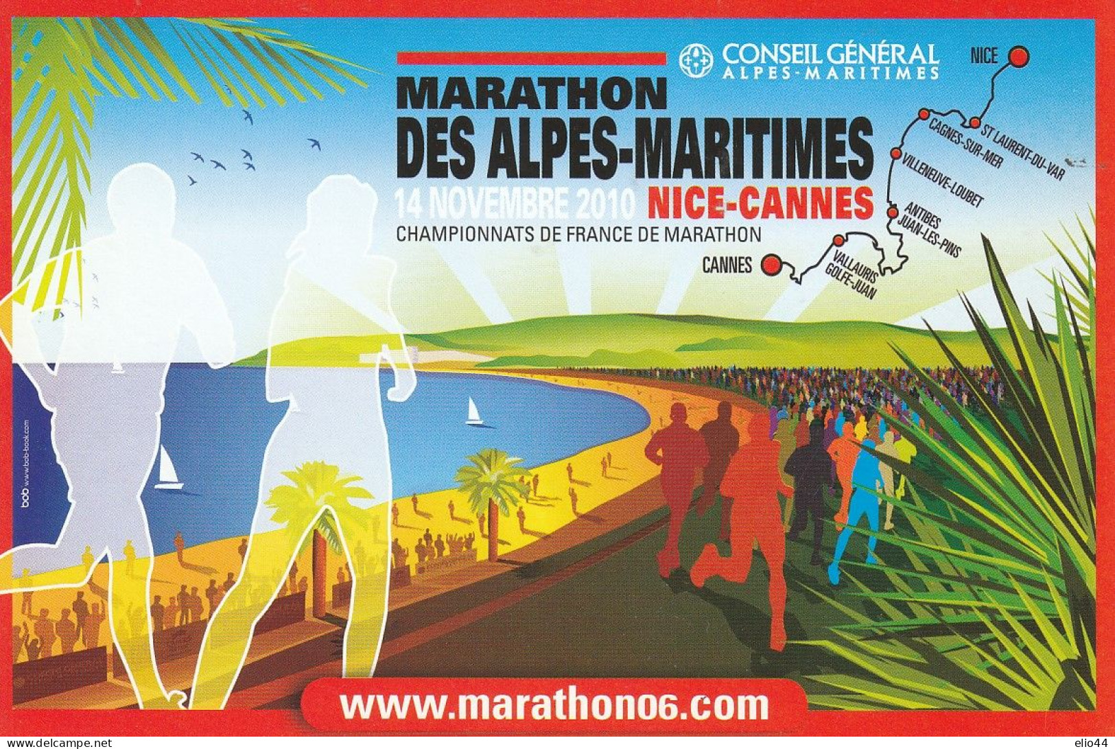 Sport  - Atletica -  Marathon Des Alpes-Maritimes -  2010  Nice-Cannes - - Athlétisme