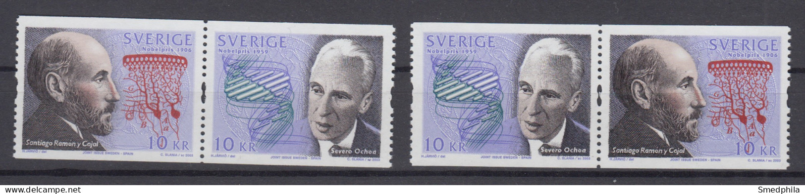 Sweden 2003 - Michel 2353-2354 MNH ** - Unused Stamps