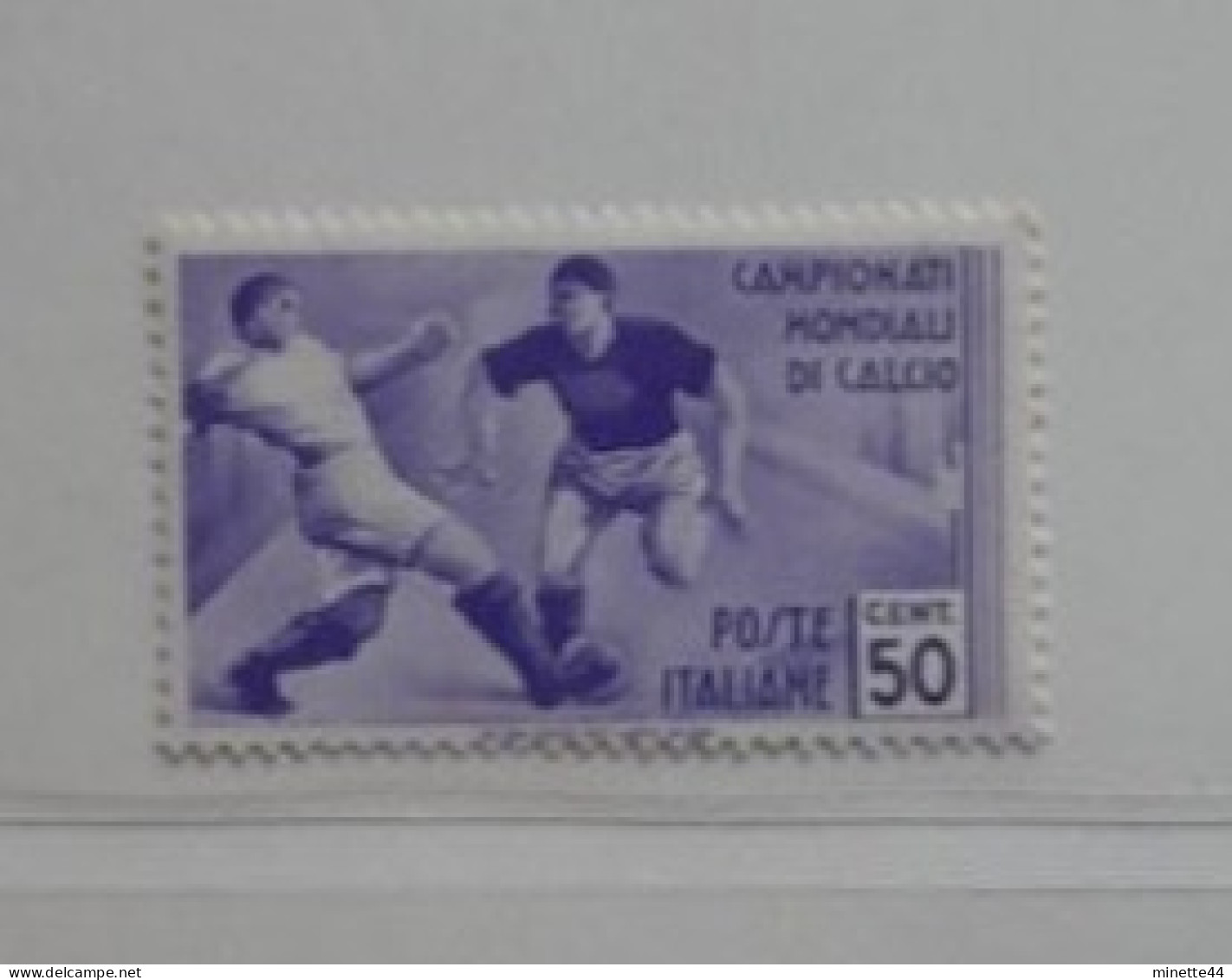 ITALIE ITALIA MNH** 341  WORLD CUP 1934   50 CENT  FOOTBALL FUSSBALL SOCCER CALCIO FOOT VOETBOL FUTBOL - 1934 – Italia