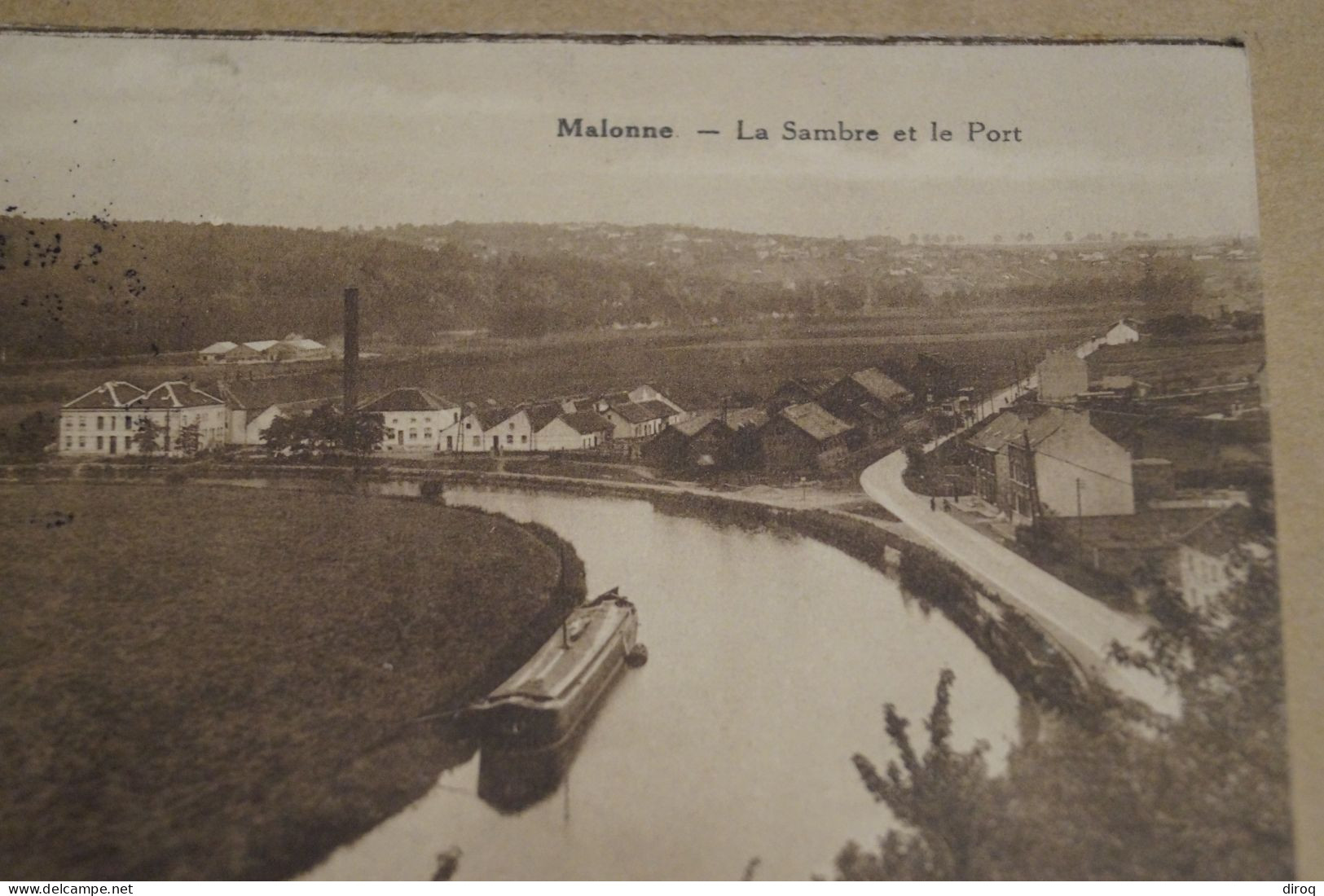 Malonne,la Sambre Et Le Port,1934,Flawinne,Floreffe,belle Oblitération, Pour Collection - Floreffe