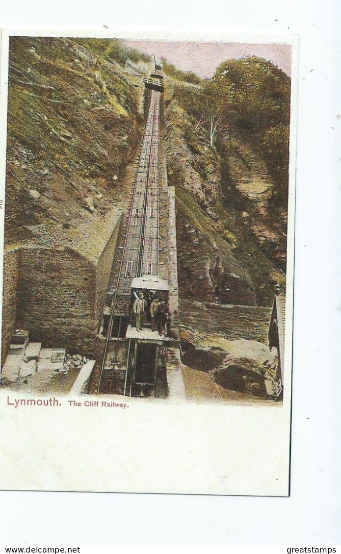 Devon Cliff Railway Reproduction  Postcard Centenary Lynmouth - Lynmouth & Lynton