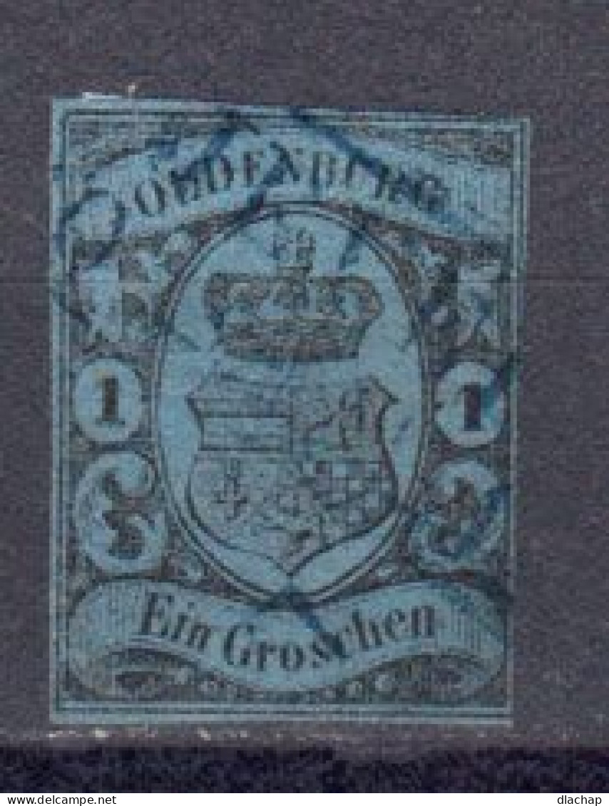 Allemagne Oldenbourg Grand Duche 1858 Yvert 6 Oblitere - Oldenburg