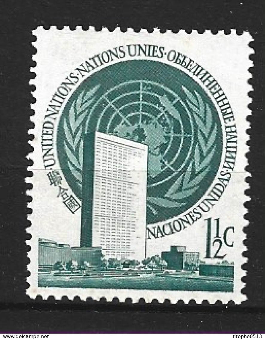 ONU NEW YORK. N°2 De 1951. Siège De L'ONU. - Ongebruikt