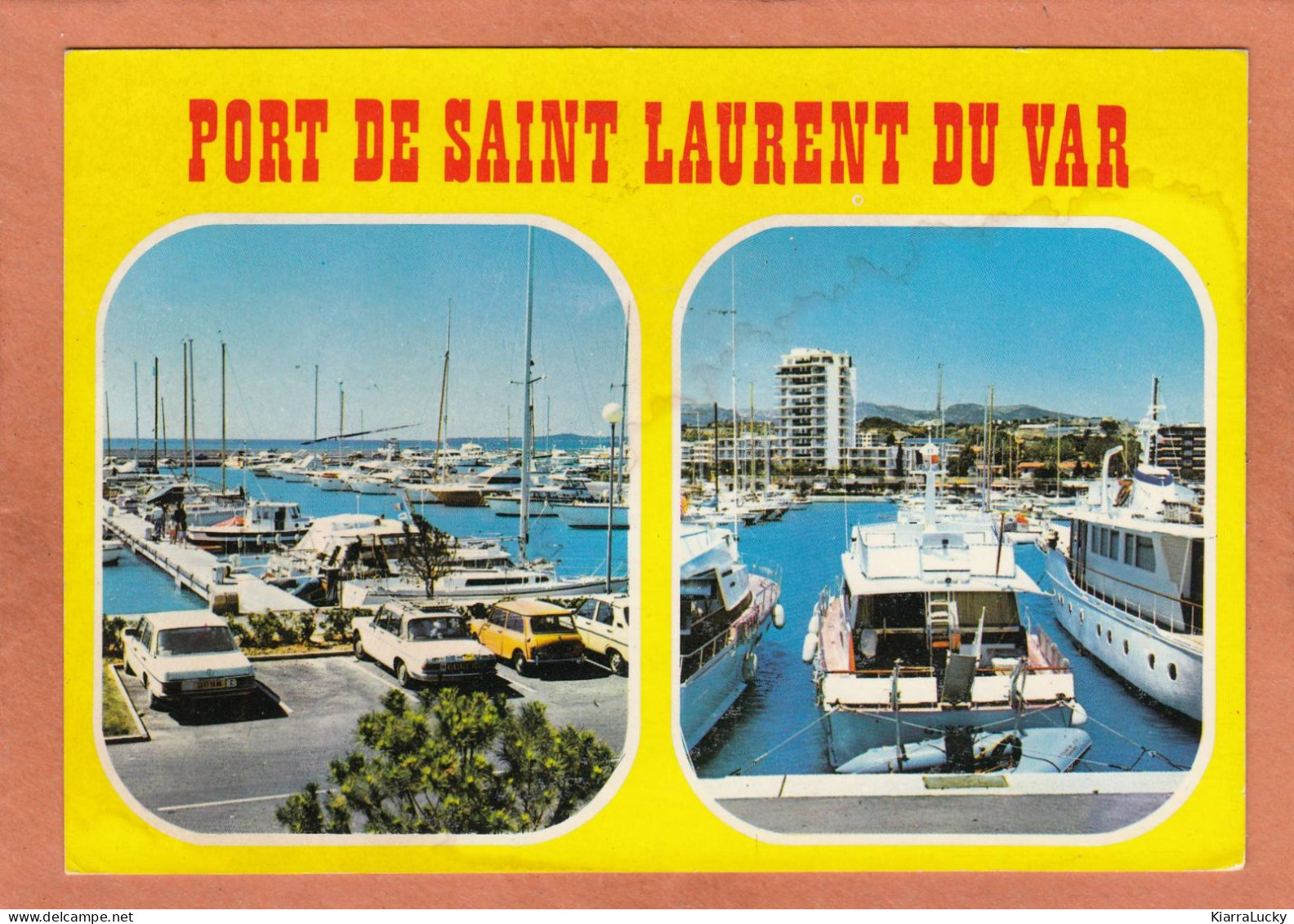 SAINT LAURENT DU VAR - ALPES MARITIMES - MULTIVUES - OLDTIMER CAR MERCEDES VOLVO ? MINI BRITISH LEYLAND - ECRITE - Saint-Laurent-du-Var