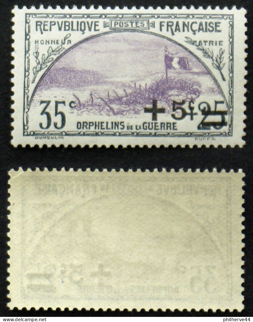 N° 166 +5c/25c+35c ORPHELIN Neuf N** TB Cote 35€ - Unused Stamps