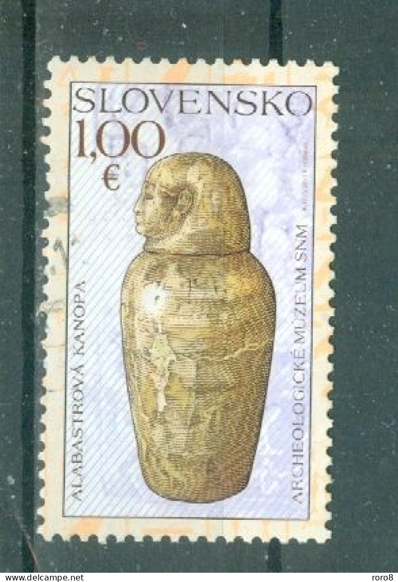 SLOVAQUIE - N°560 Oblitéré - Archéologie égyptienne. Vase Canope. - Usados