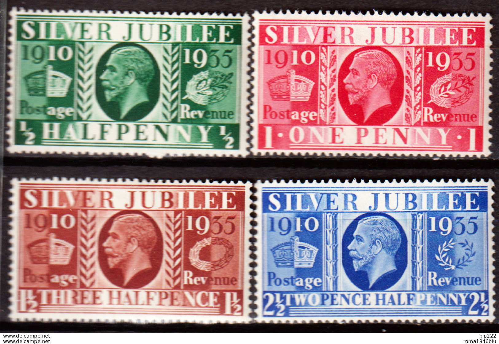 Gran Bretagna 1935 Giubileo Unif. 201/04  **/MNH VF - Unused Stamps