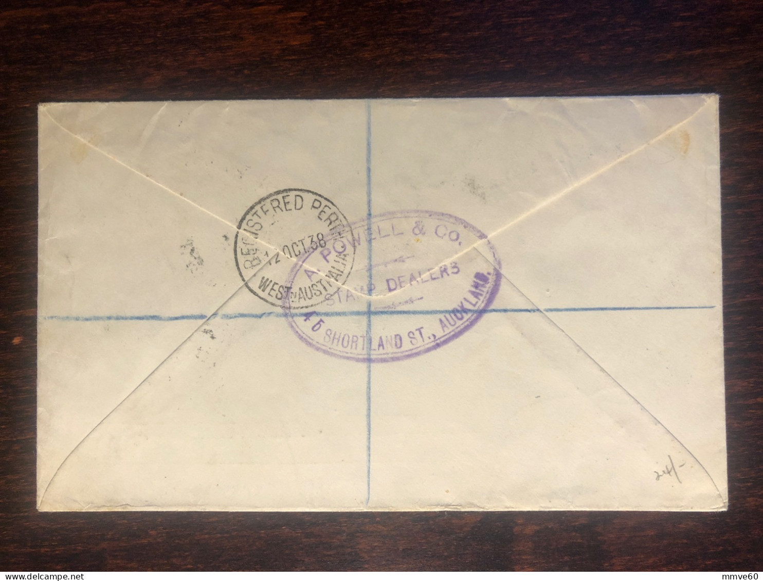 NEW ZEALAND FDC TRAVELLED COVER REGISTERED LETTER  TO AUSTRALIA 1938 YEAR HEALTH MEDICINE - Lettres & Documents
