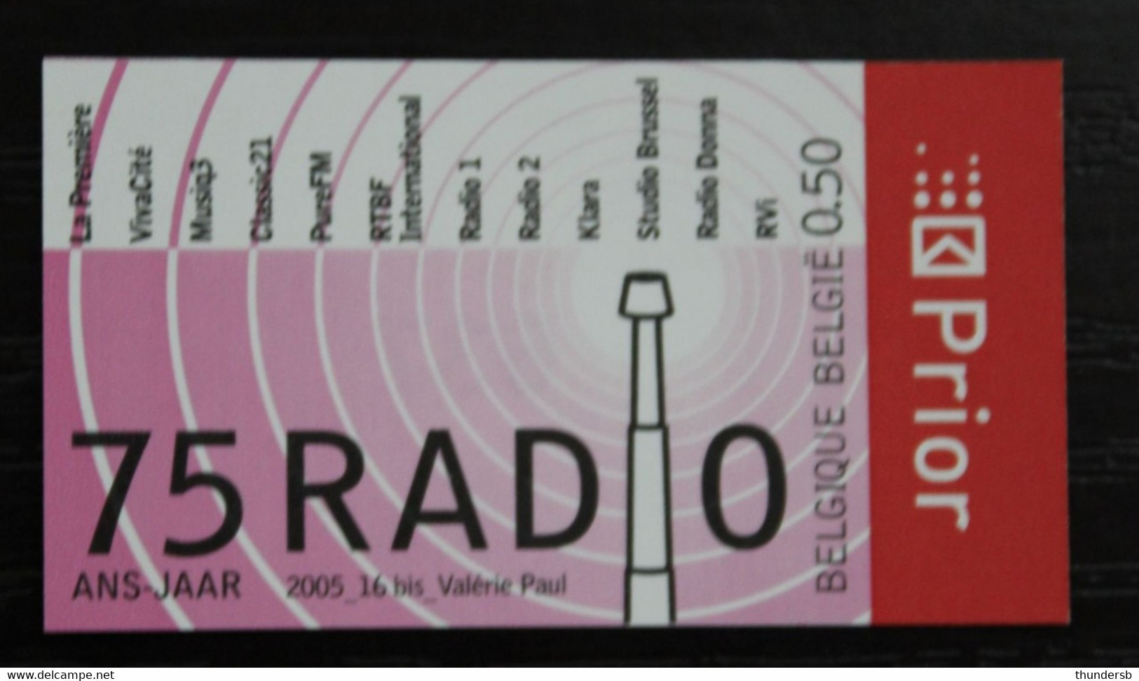 3415 'Radio 75 Jaar' - Ongetand - Côte: 10 Euro - 2001-…