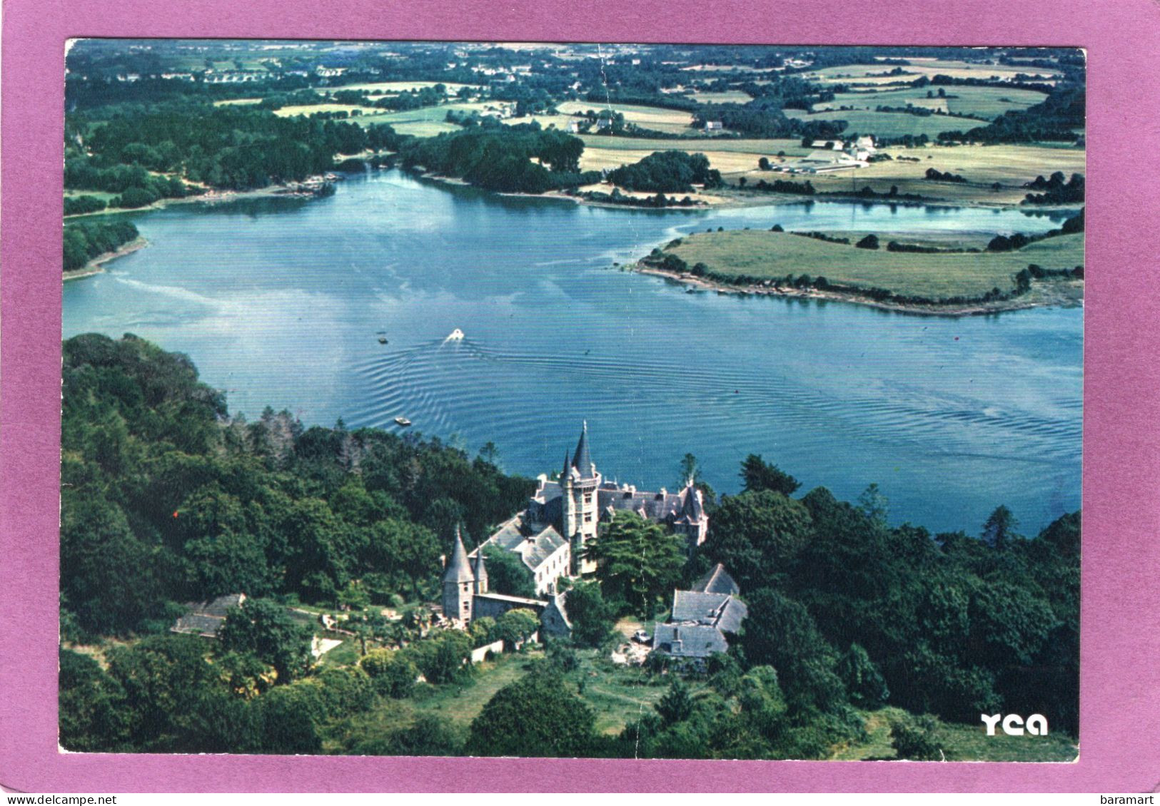 29 NEVEZ  De Pont Aven à Port Manech  Sur Les Rives Boisées De L'Aven Le Château Du Hénan De Névez  Photo R. Caoudal - Névez