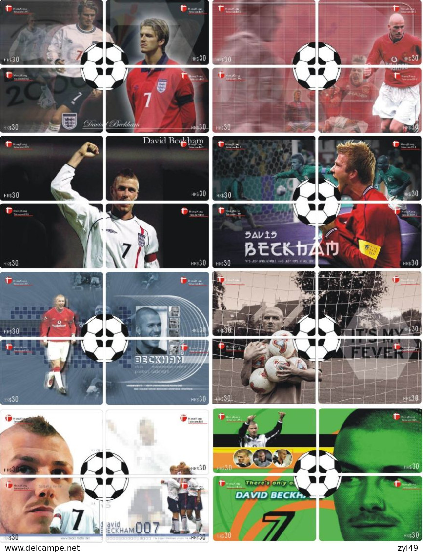 F13001 China Phone Cards Football David Beckham 57pcs - Sport