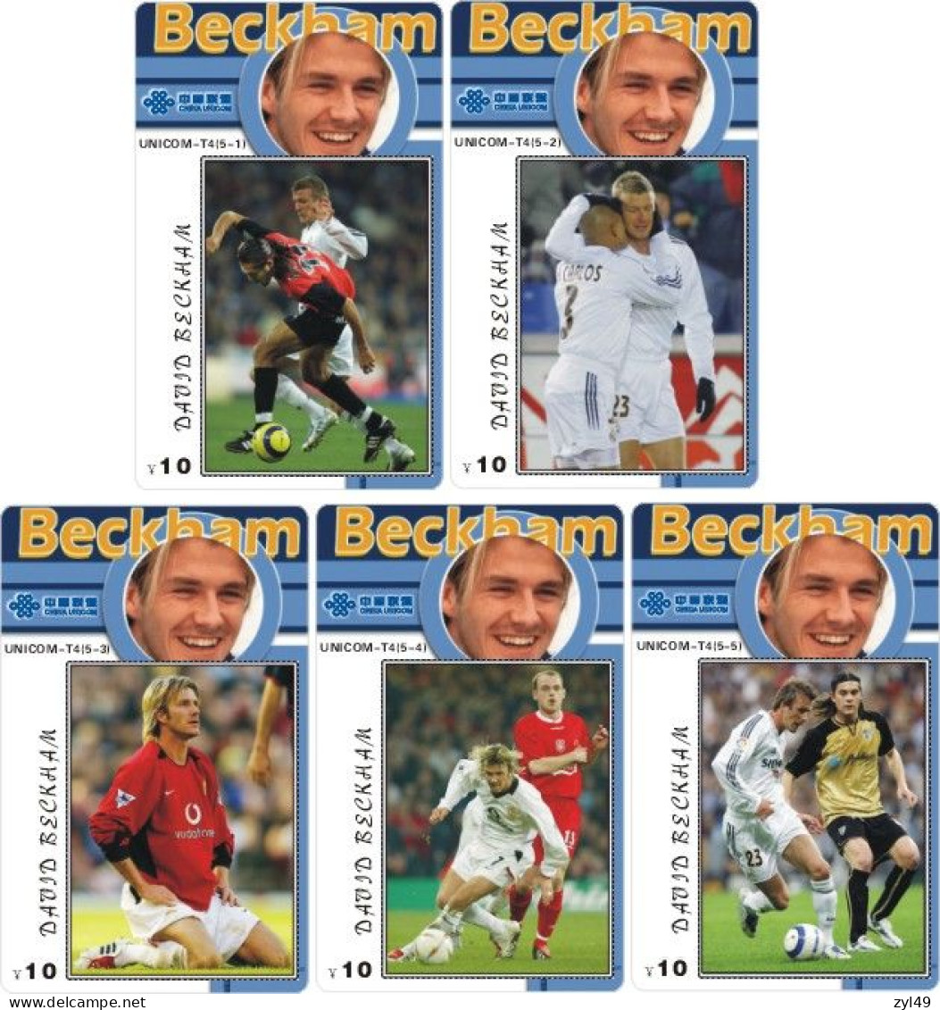 F13001 China Phone Cards Football David Beckham 57pcs - Sport