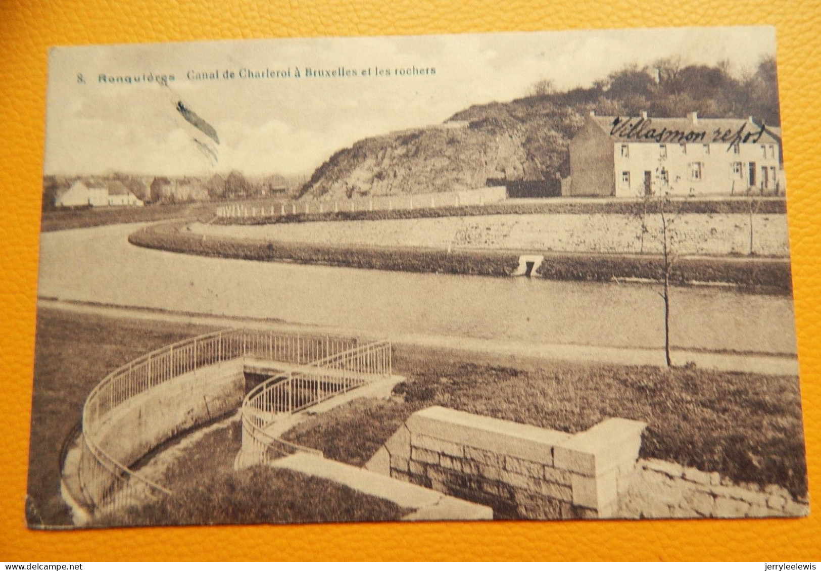 RONQUIERES -   Canal De Charleroi à Bruxelles Et Les Rochers  -  1923 - Braine-le-Comte