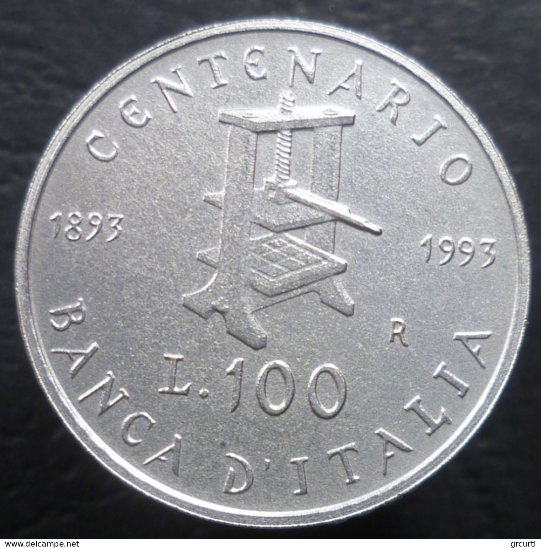 Italia - 100 + 200 + 500 Lire 1993 - 100° Banca D'Italia - Gig# 457 - KM# 171 + 172 + 173 - 500 Liras