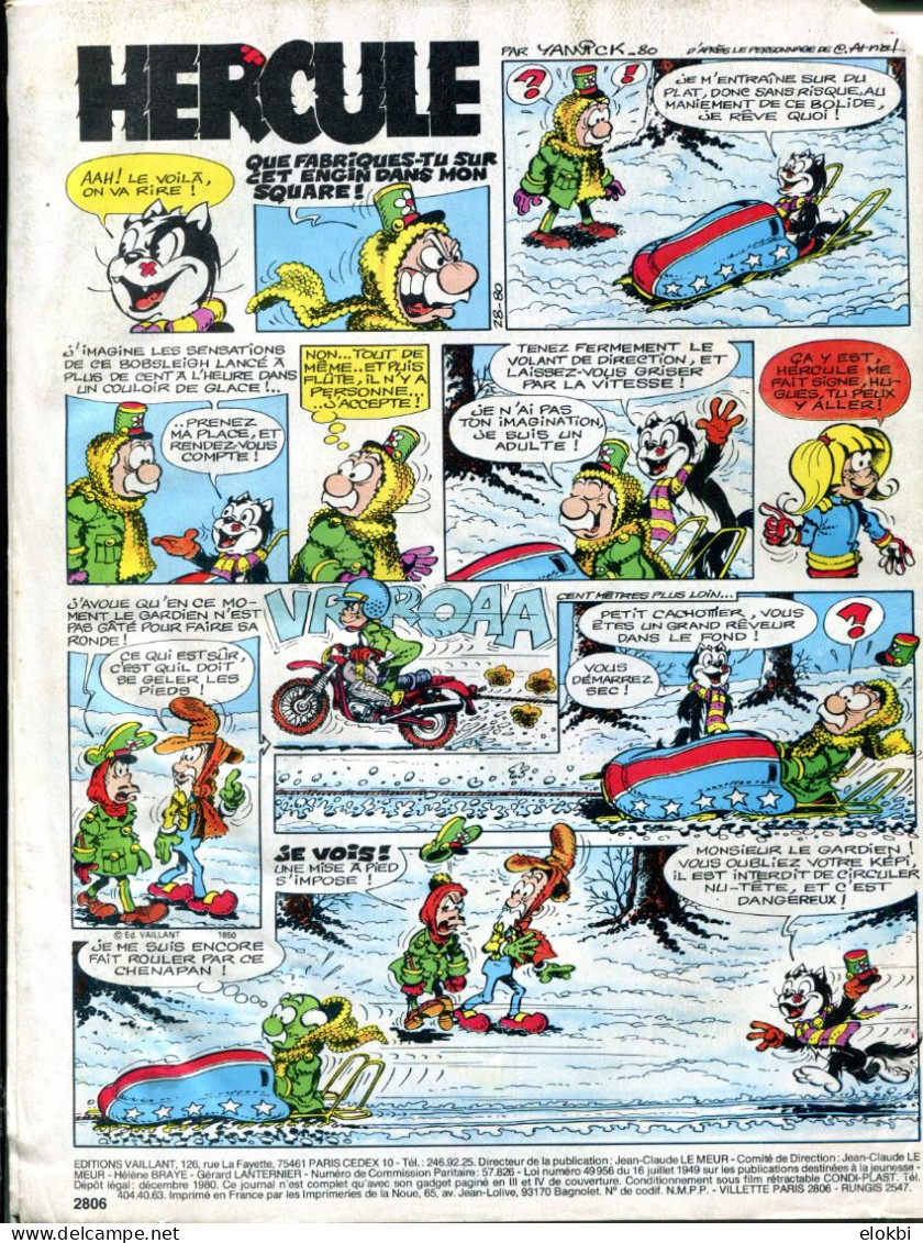 Pif Gadget N°612 - Ayak "La Marque Du Grand élan" -  Docteur Justice "Un Homme Est Mort à Beyrouth" - - Pif Gadget