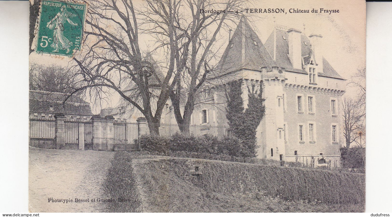 TERRASSON  CHATEAU DU FRAYSSE - Terrasson-la-Villedieu
