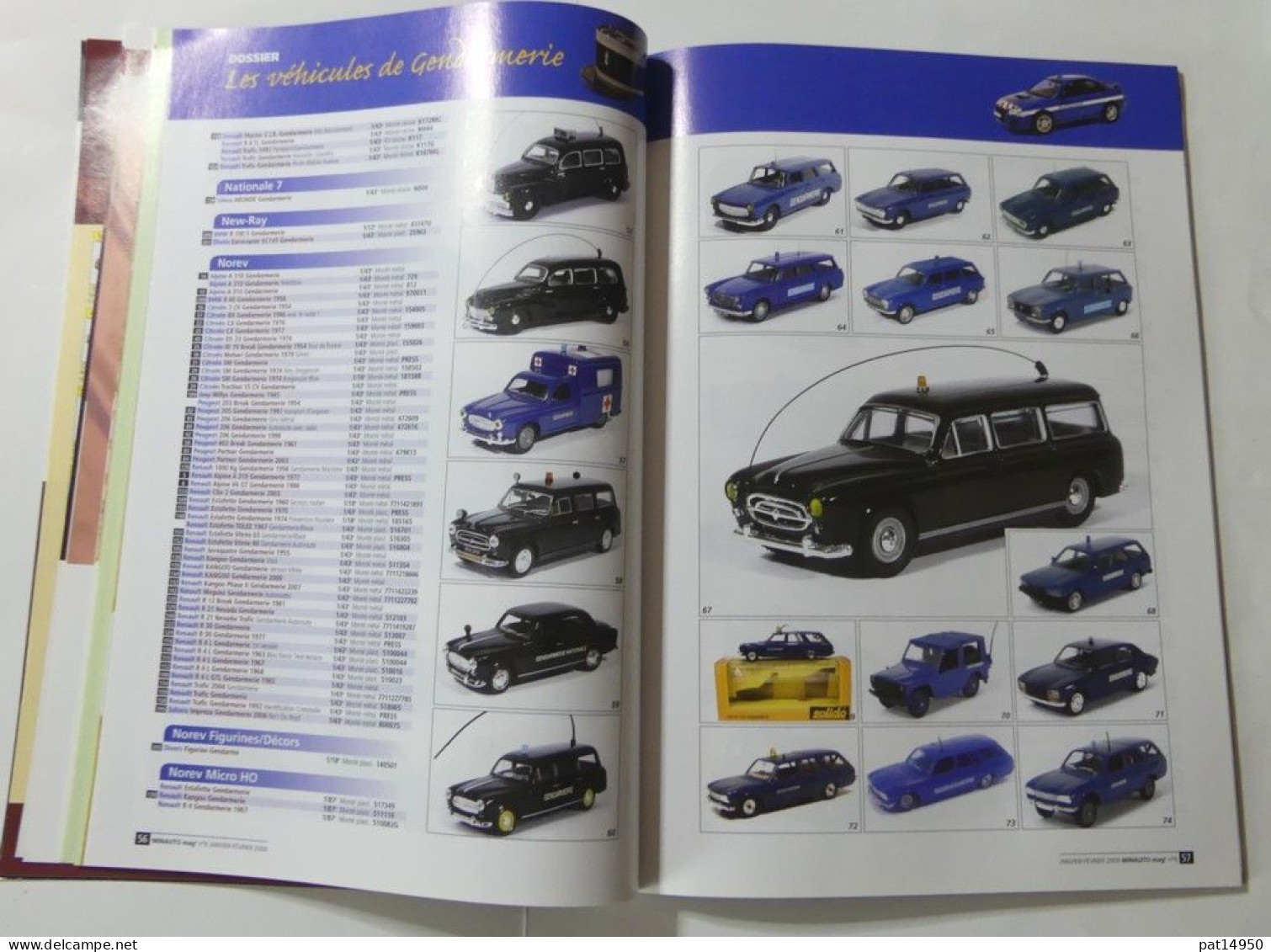 PAT14950 LE MAGAZINE DE LA VOITURE MINIATURE DE COLLECTION MINAUTO MAG N°6 JANVIER FEVRIER 2009 - Revues