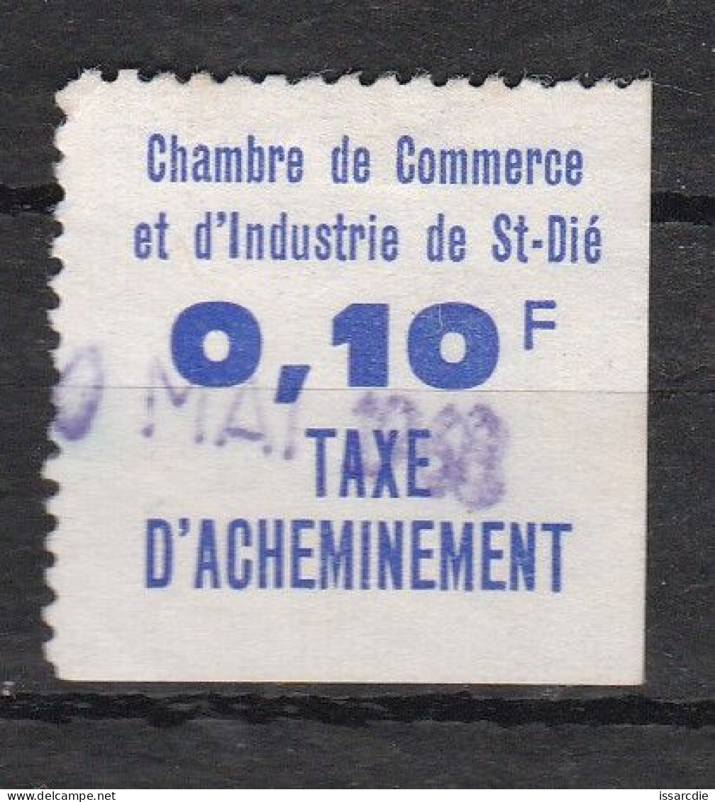 France Timbre De Grève Mai 1968 Saint- Dié - Marche Da Bollo