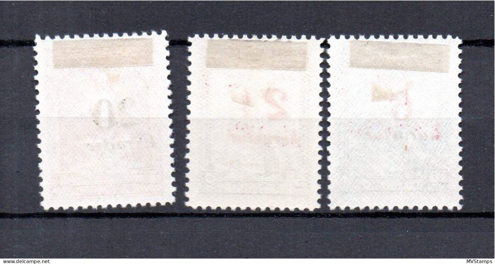 Turkey 1935 Set Overprinted Stamps (Michel 882/84) MLH - Ungebraucht