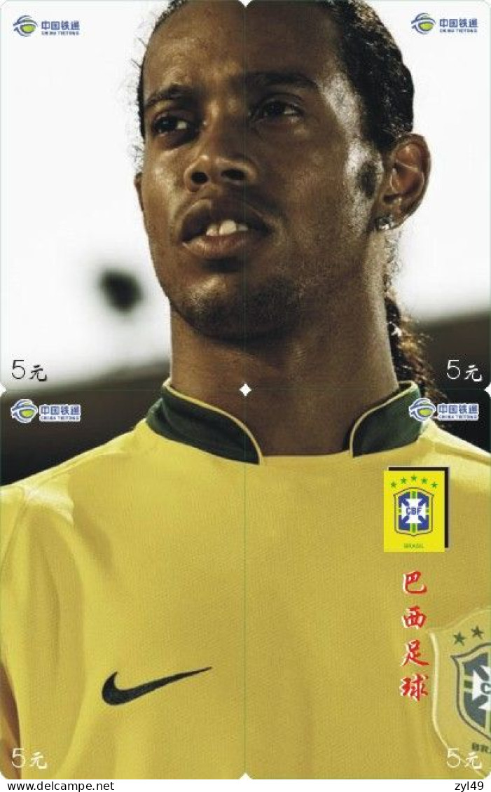 F13009 China Phone Cards Brazil Football 169pcs - Sport