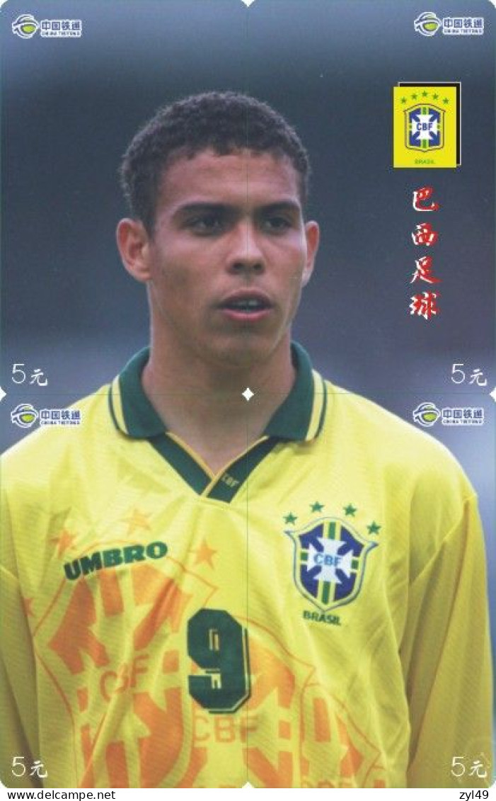 F13009 China Phone Cards Brazil Football 169pcs - Sport