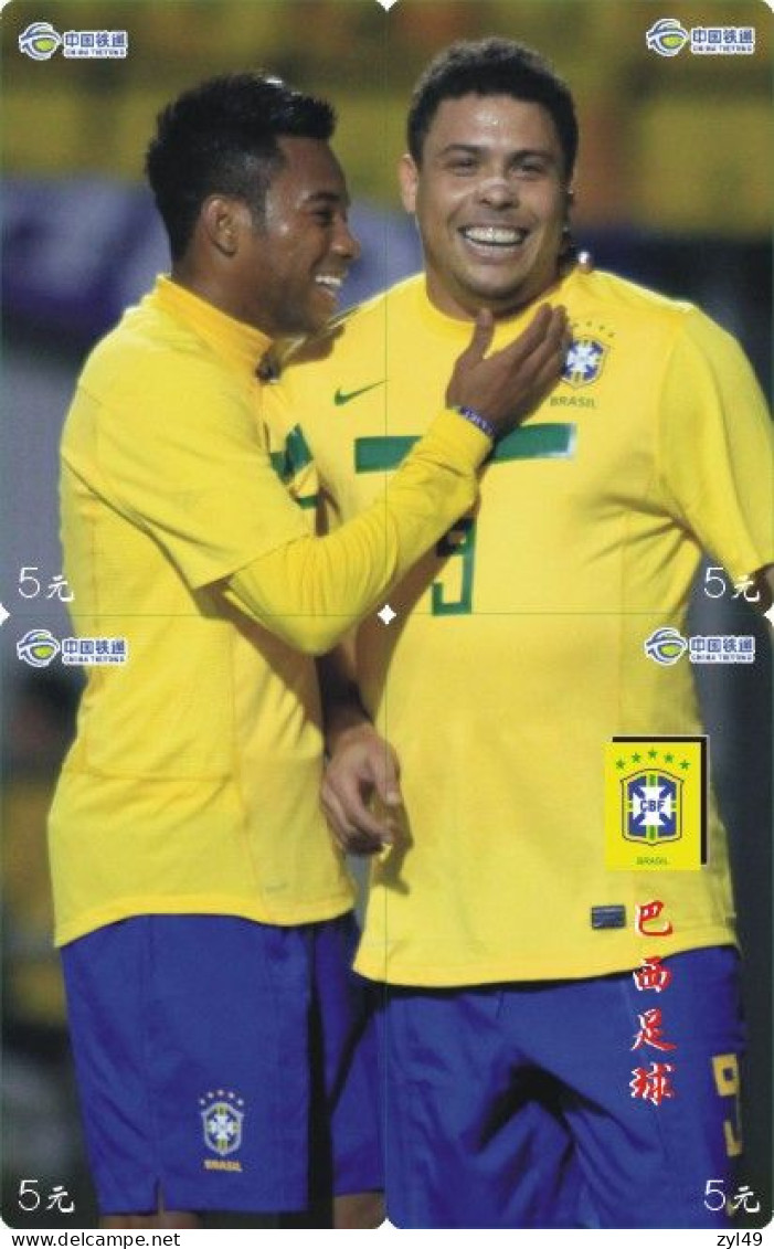 F13009 China phone cards Brazil Football 169pcs