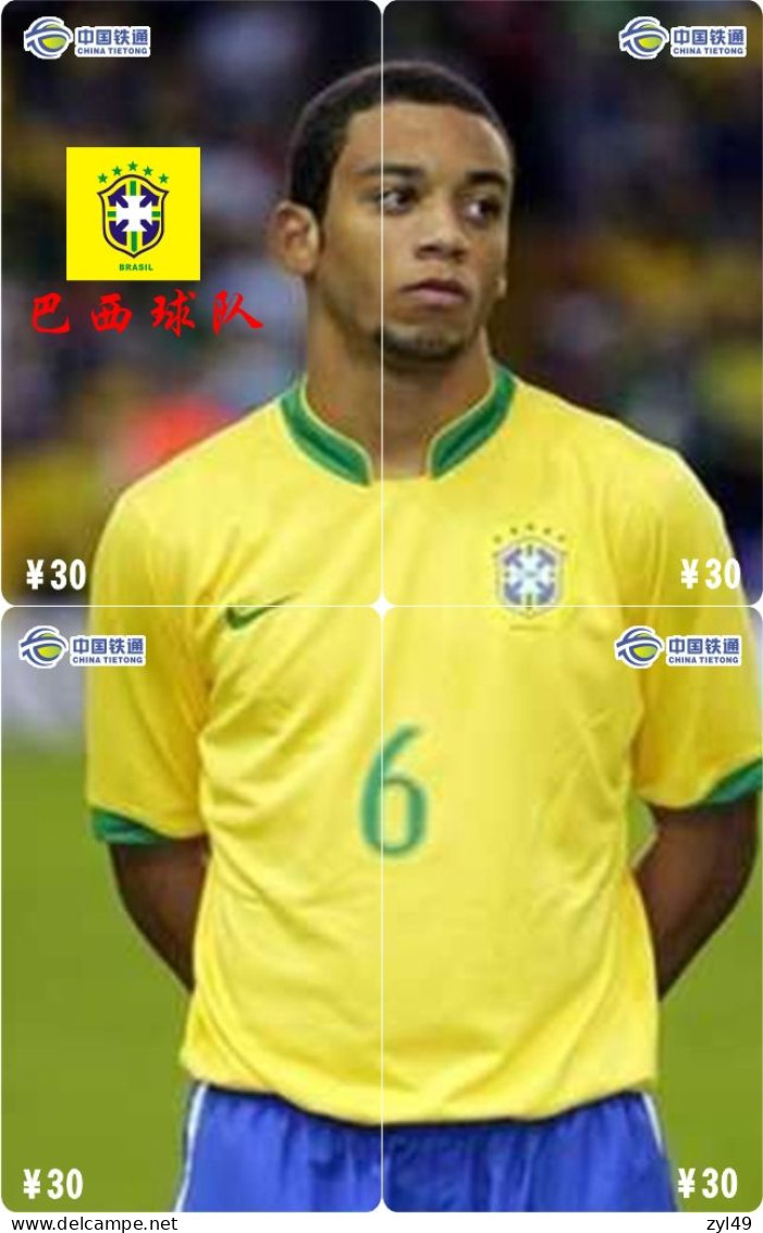 F13009 China phone cards Brazil Football 169pcs