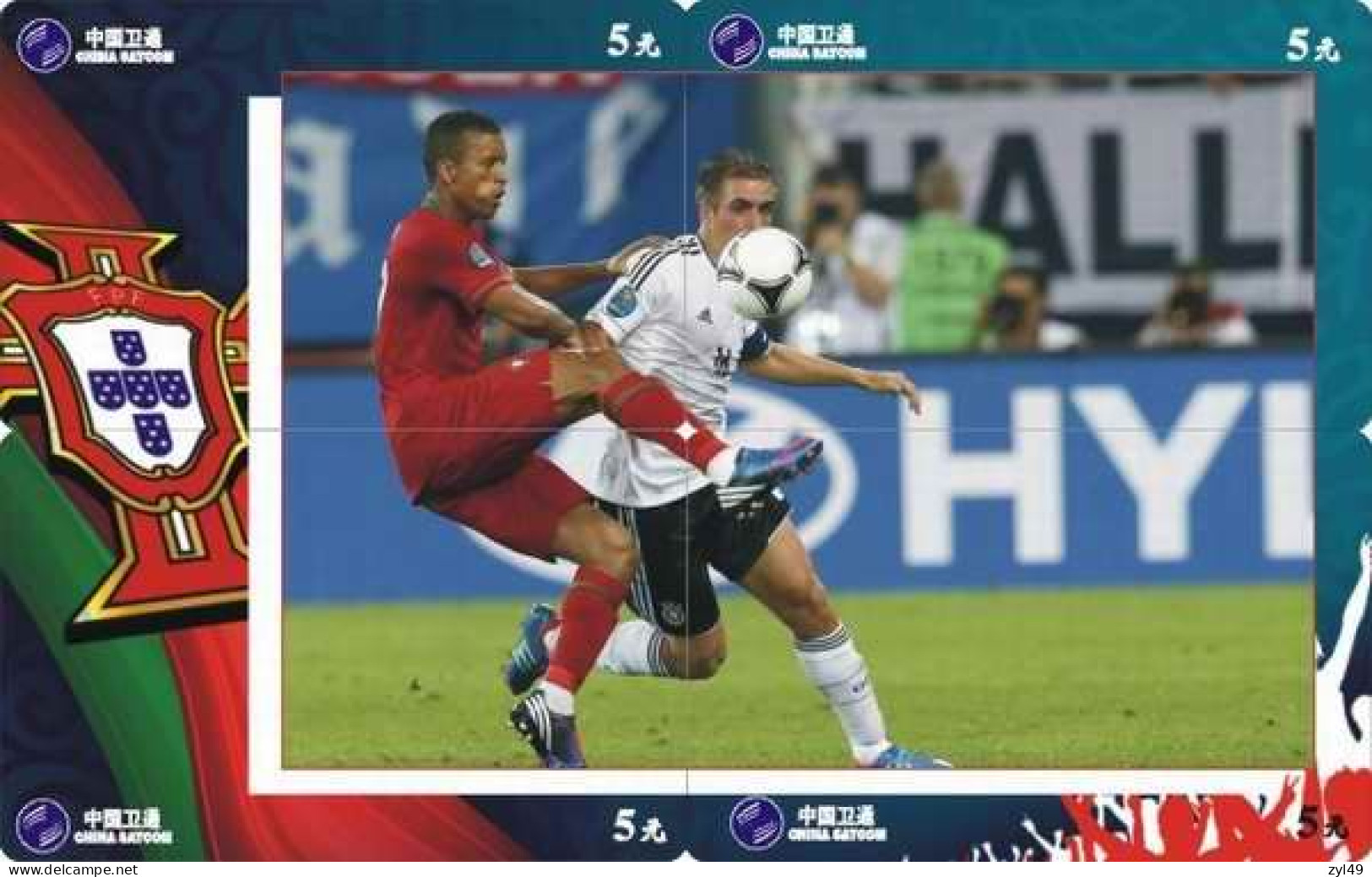 F13010 China phone cards Football 2012 UEFA European Championship puzzle 108pcs