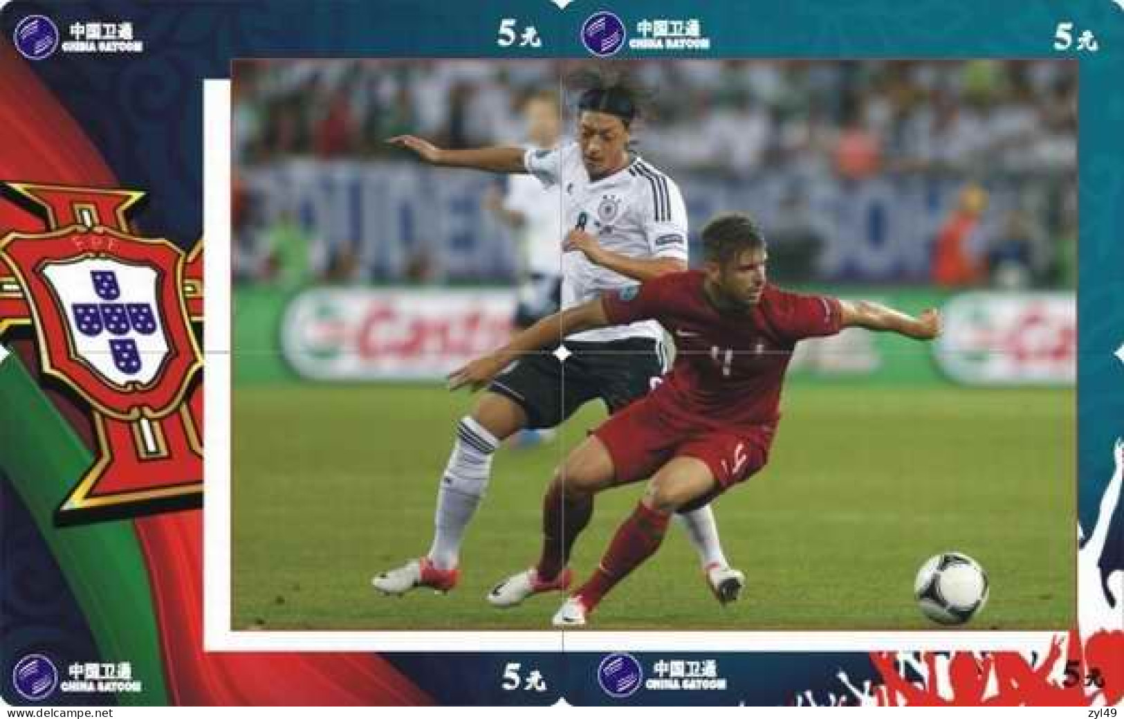 F13010 China phone cards Football 2012 UEFA European Championship puzzle 108pcs