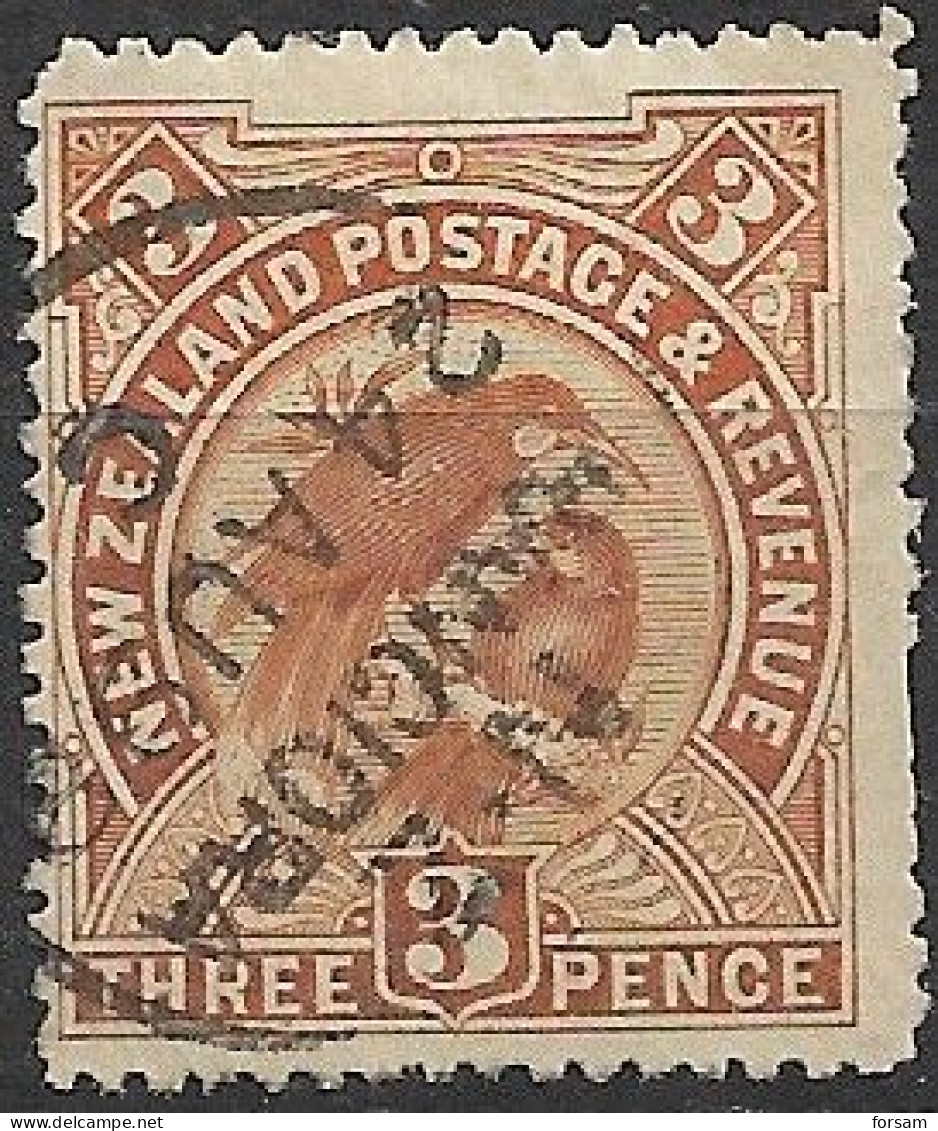 NEW ZEALAND.. 1907..Michel # 118 D...used. - Gebruikt