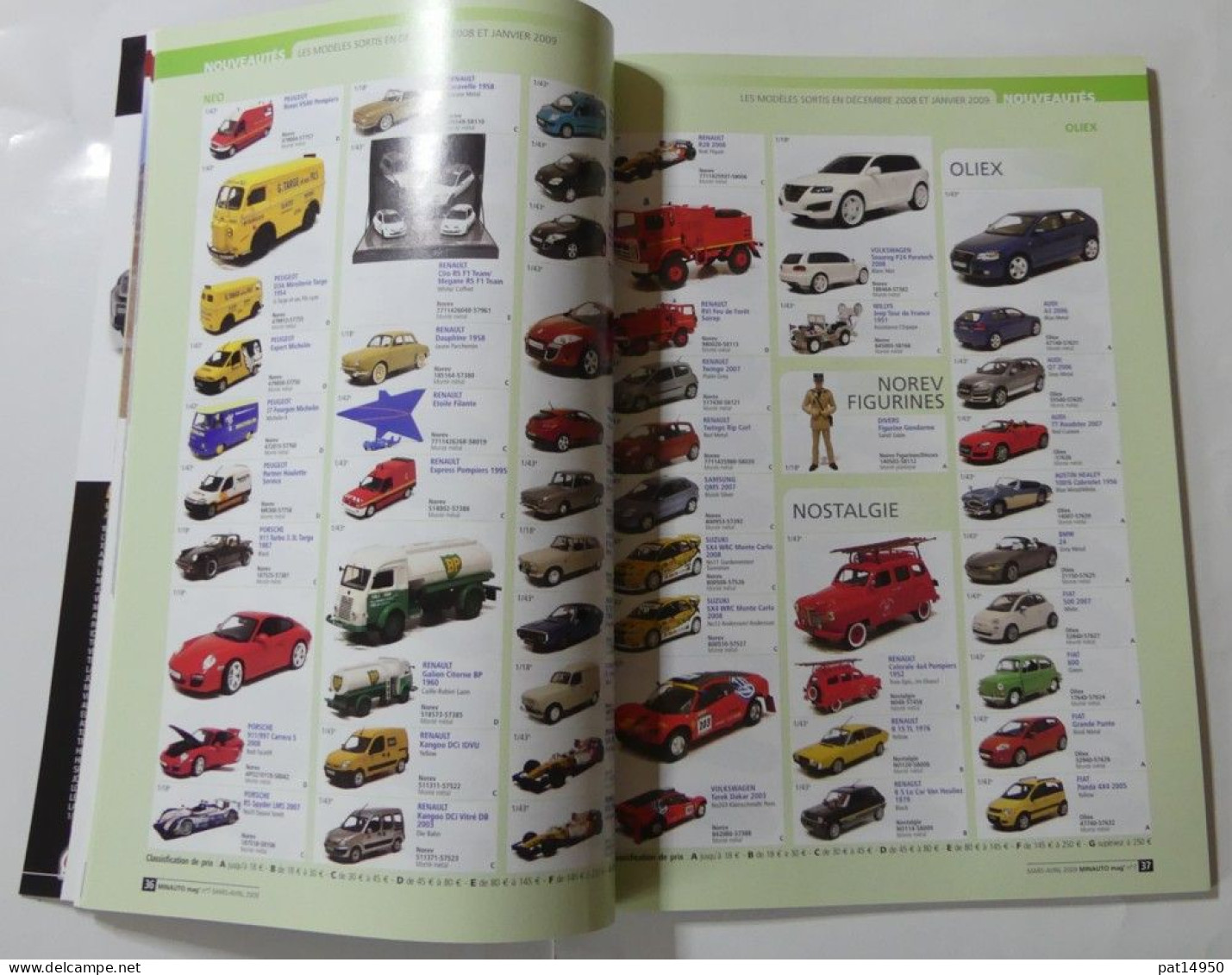 PAT14950 LE MAGAZINE DE LA VOITURE MINIATURE DE COLLECTION MINAUTO MAG N°7 MARS AVRIL 2009 - Magazines