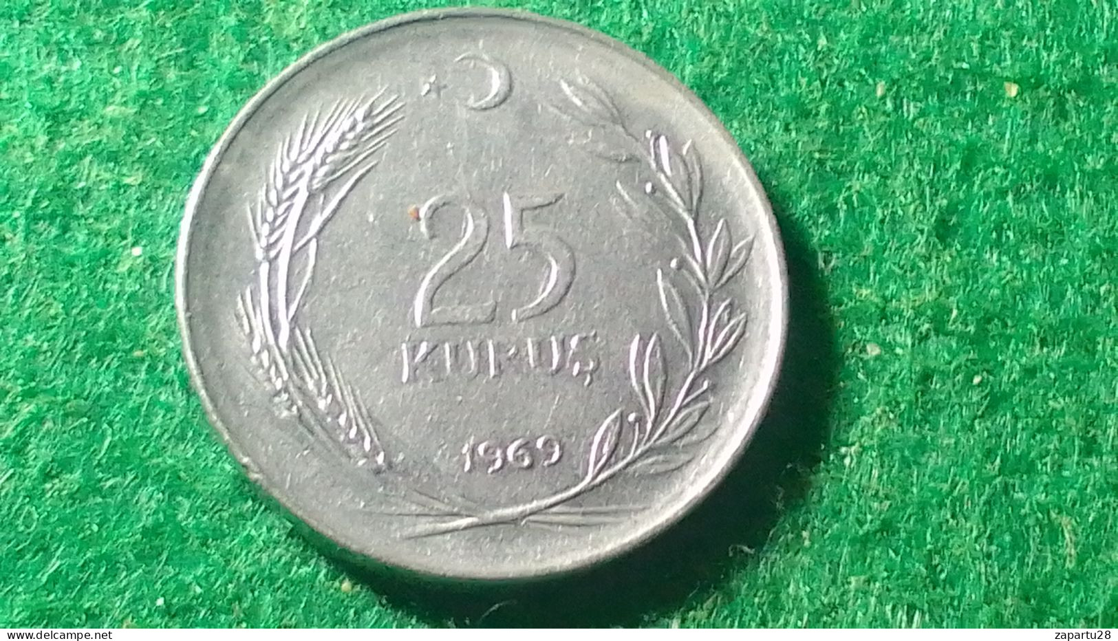 TÜRKİYE 1969   25   KURUŞ - Turquie