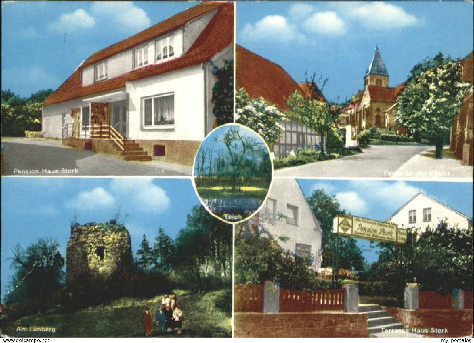 41396414 Bad Holzhausen Luebbecke Pension Stork Kirche Teich Limberg Ruine Wiehe - Getmold