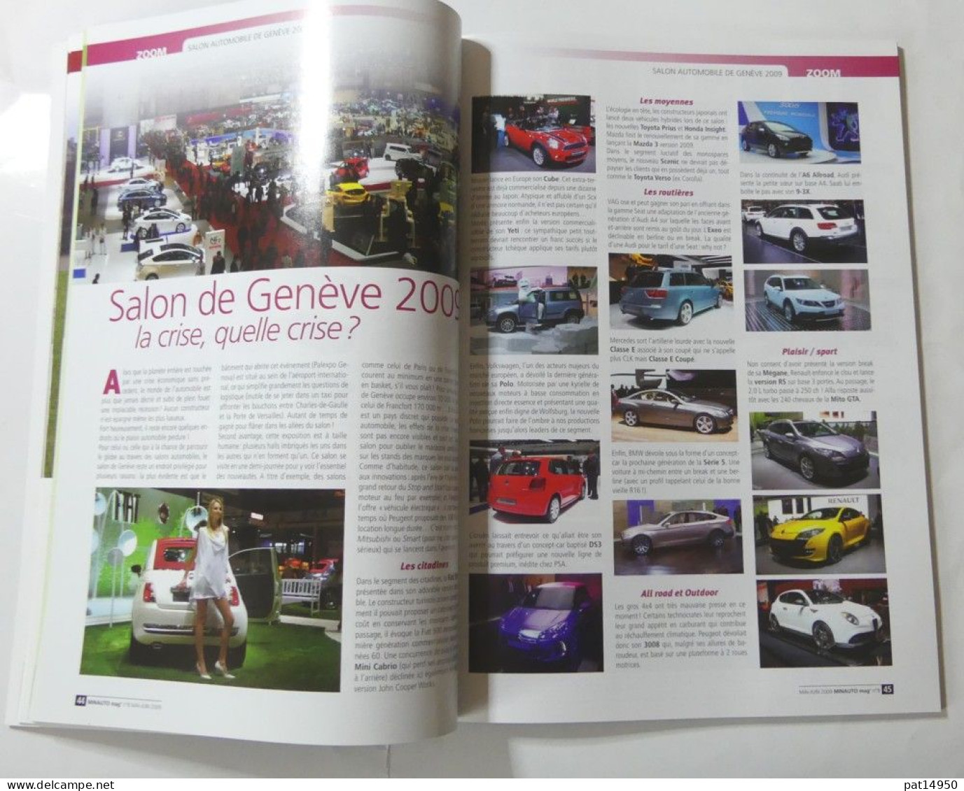 PAT14950 LE MAGAZINE DE LA VOITURE MINIATURE DE COLLECTION MINAUTO MAG N°8 MAI JUIN 2009 - Revues